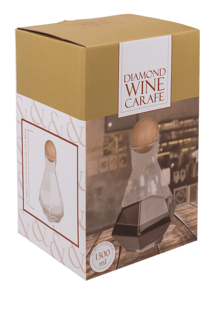Diamond Wine Carafe, approx. 1300 ml,