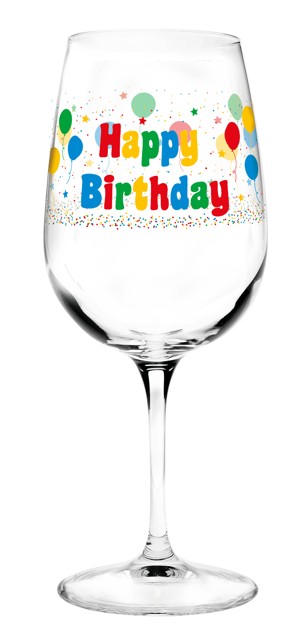 Wine glas, Happy Birthday,