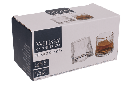 Whisky Glasses, On the Rocks,
