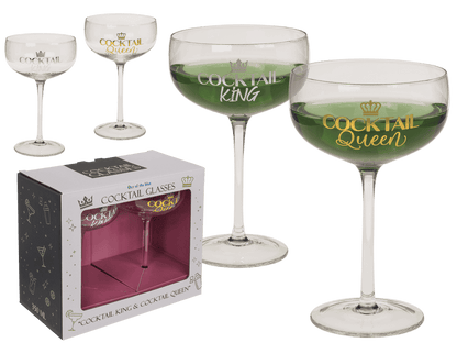 Cocktail glass set, Cocktail King and