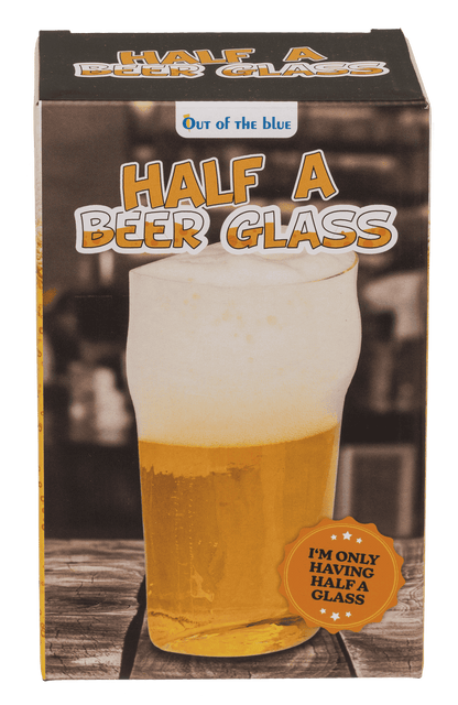 Half beer glass, 365 ml, in gift packaging