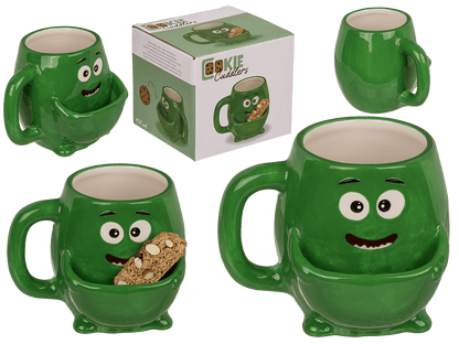 Dolomite Mug, Cookie Cudler, green Monster,