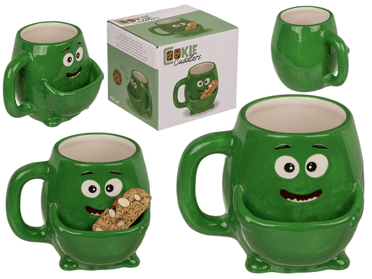 Dolomite Mug, Cookie Cudler, green Monster,