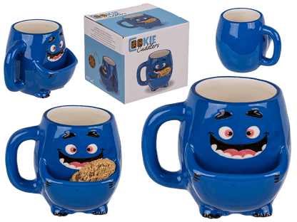 Dolomite Mug, Cookie Cudler, blue Monster,