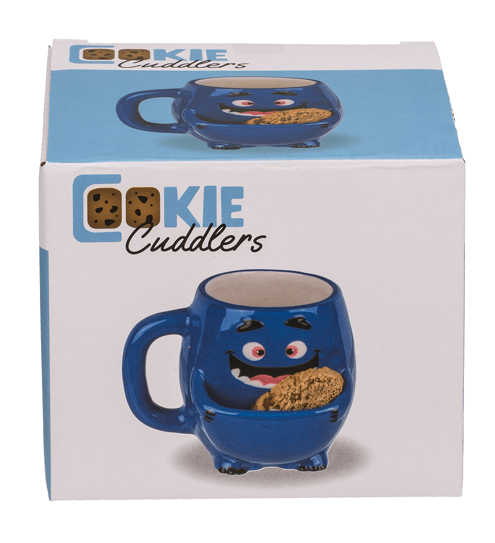 Dolomite Mug, Cookie Cudler, blue Monster,