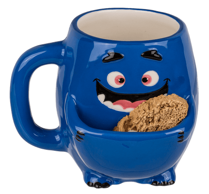 Dolomite Mug, Cookie Cudler, blue Monster,