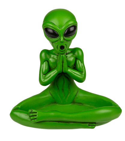 Ashtray, Yoga Alien, ca. 13,5 cm,