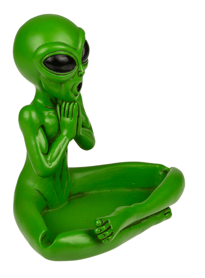 Ashtray, Yoga Alien, ca. 13,5 cm,