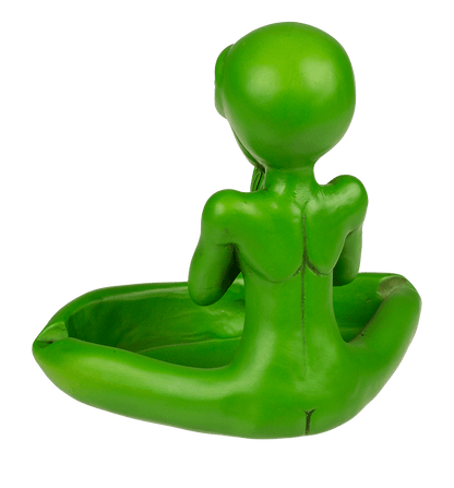 Ashtray, Yoga Alien, ca. 13,5 cm,