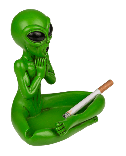 Ashtray, Yoga Alien, ca. 13,5 cm,