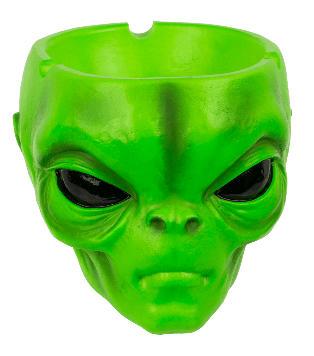 Ashtray, Alien head, ca. 10 x7 cm,