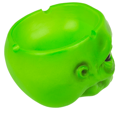 Ashtray, Alien head, ca. 10 x7 cm,