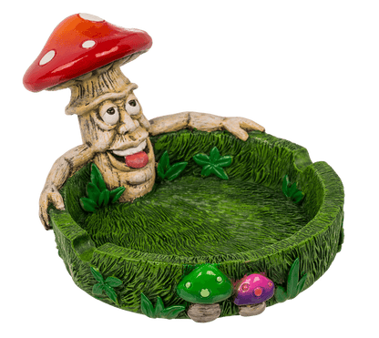 Ashtray, Mushrooms, approx. 14 x 11 x 8,4 cm,