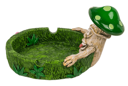 Ashtray, Mushrooms, approx. 14 x 11 x 8,4 cm,
