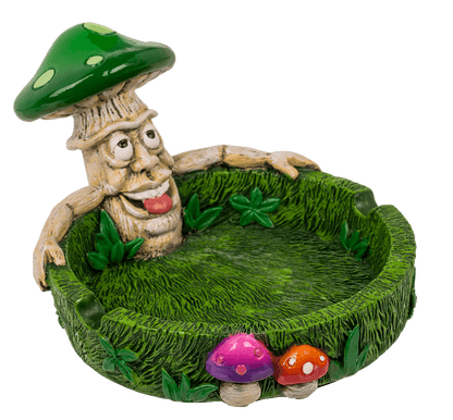 Ashtray, Mushrooms, approx. 14 x 11 x 8,4 cm,