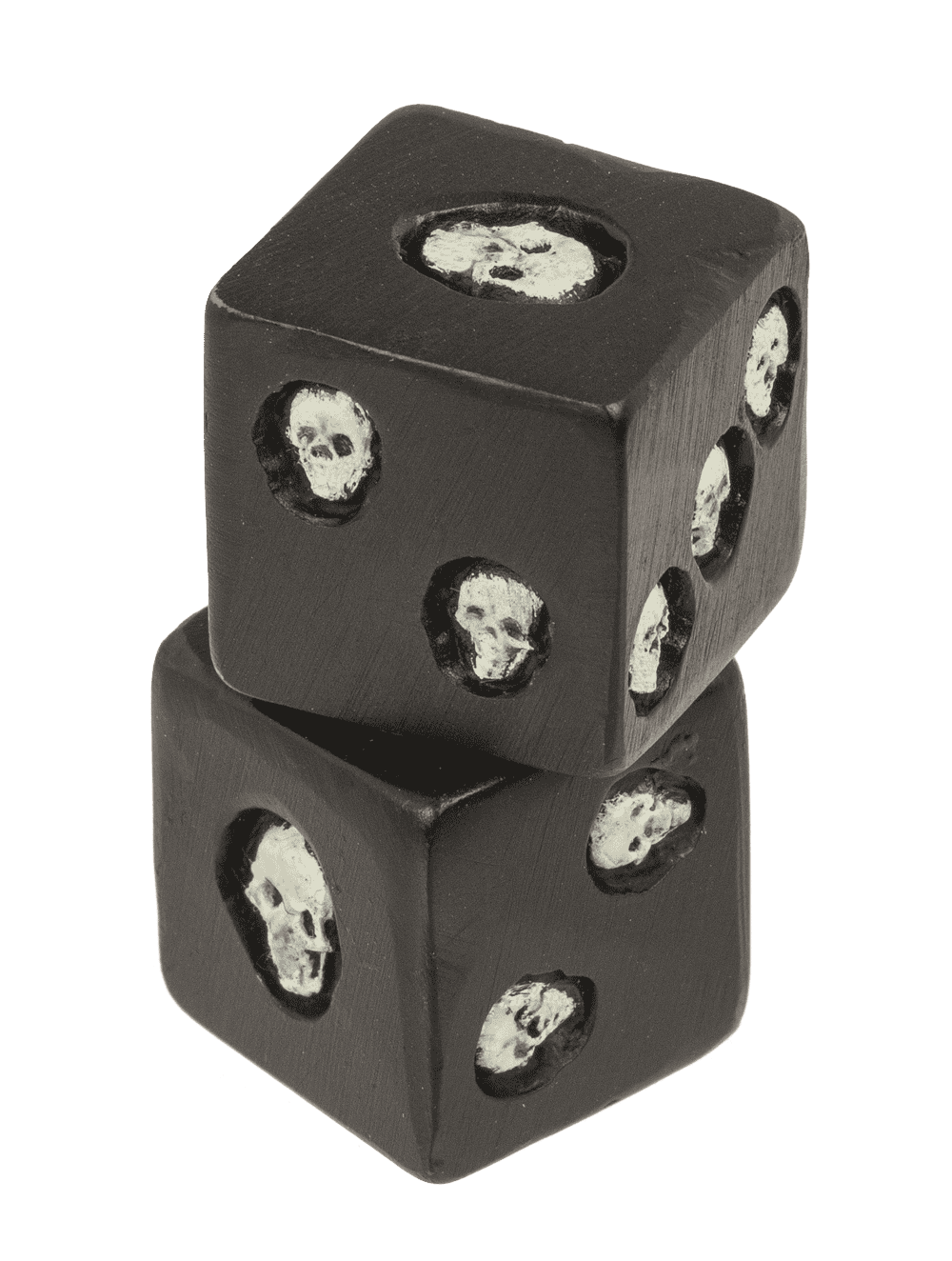 Dice, Skull, glow in the dark,
