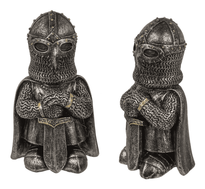 Knight with castle display, knight 4 ass.,