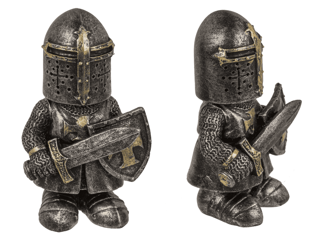 Knights, 4 assorted, 6 x 3,5 x 2,8 cm,