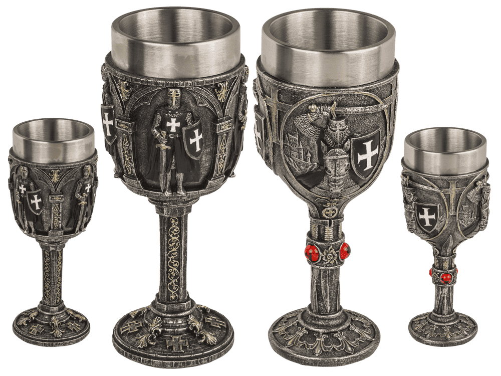 Mug, knight, with stainless steel insert,