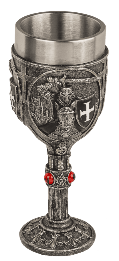 Mug, knight, with stainless steel insert,