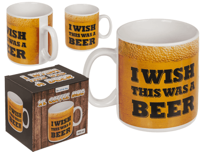 Coffee Mug, I wish this was a beer,