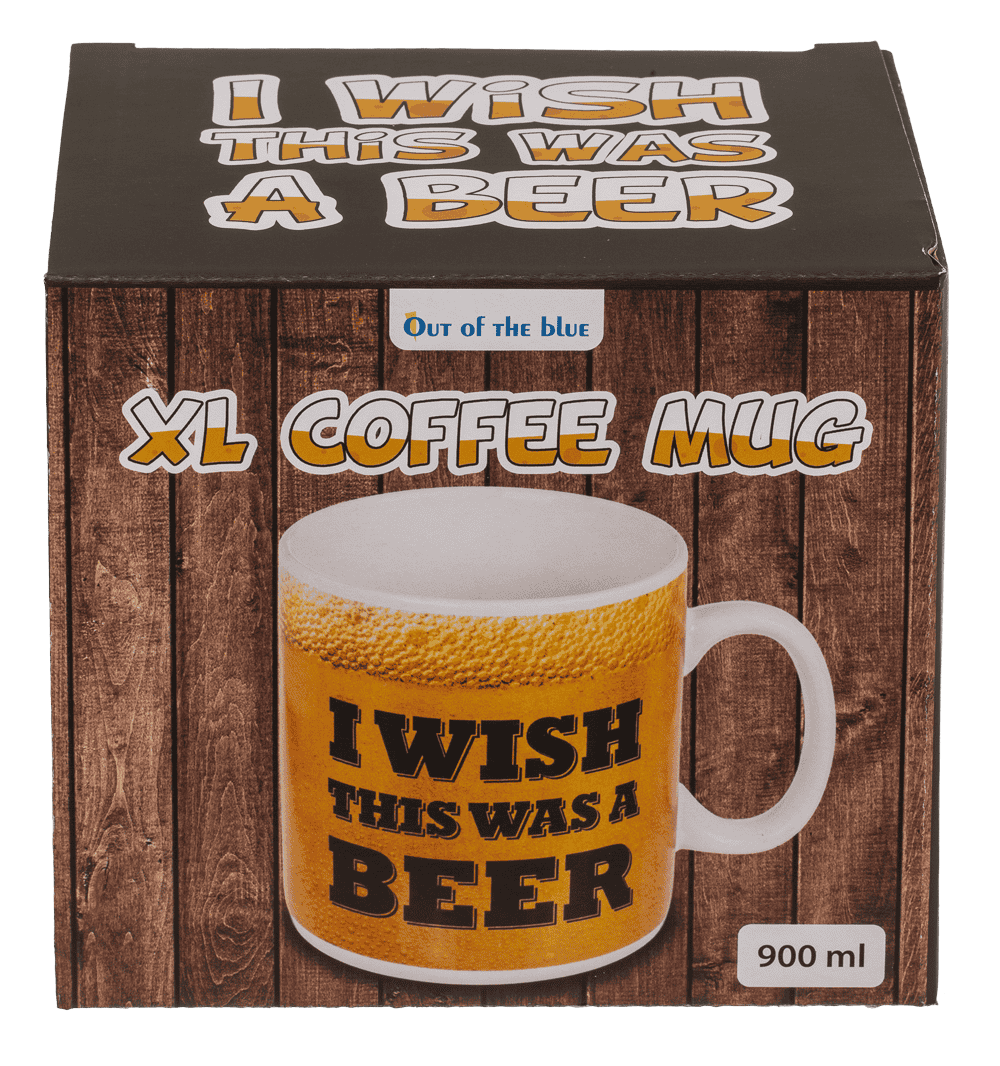 Coffee Mug, I wish this was a beer,