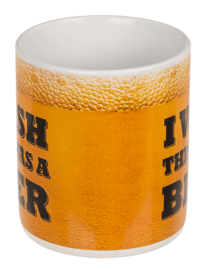 Coffee Mug, I wish this was a beer,