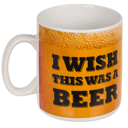 Coffee Mug, I wish this was a beer,
