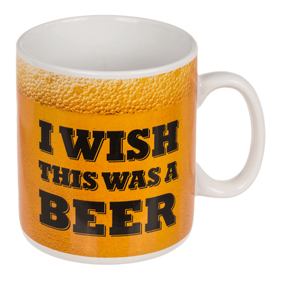 Coffee Mug, I wish this was a beer,