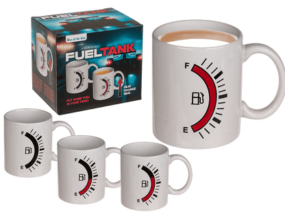 Stoneware mug, Fuel Tank Gauge,
