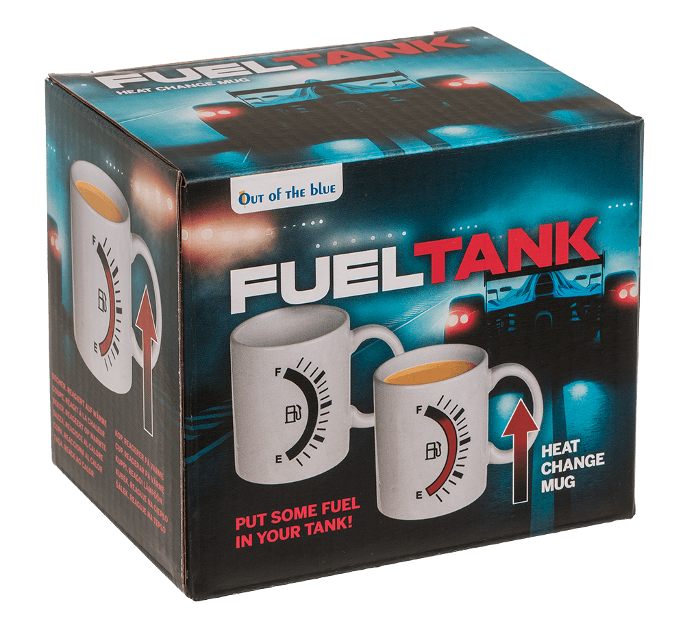 Stoneware mug, Fuel Tank Gauge,