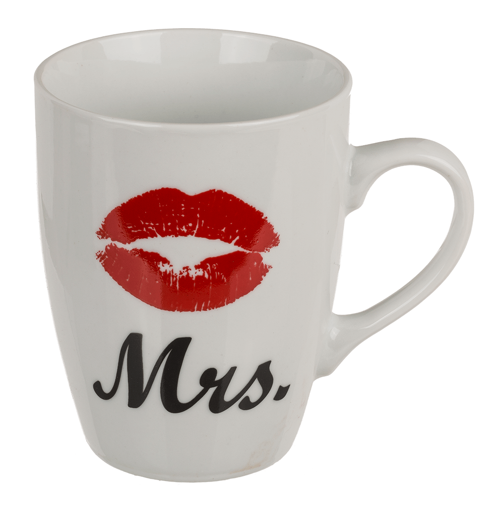 New Bone China mug, Mr. & Mrs.,