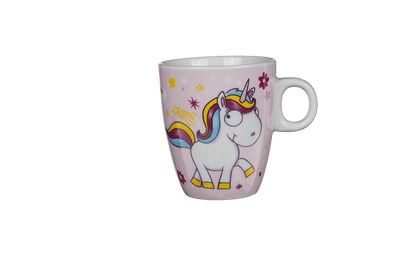 Porcelain mug, Comic Unicorn,