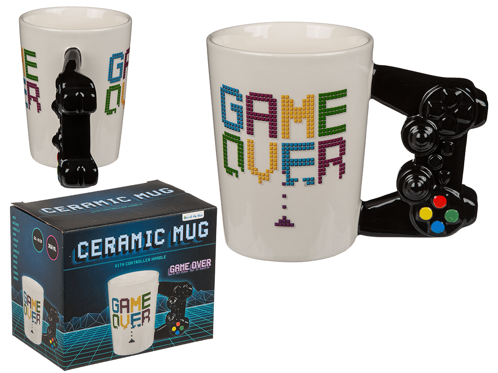 Mug with controller handle, Game over,