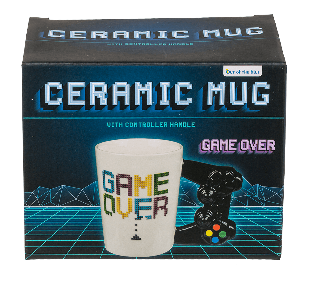 Mug with controller handle, Game over,