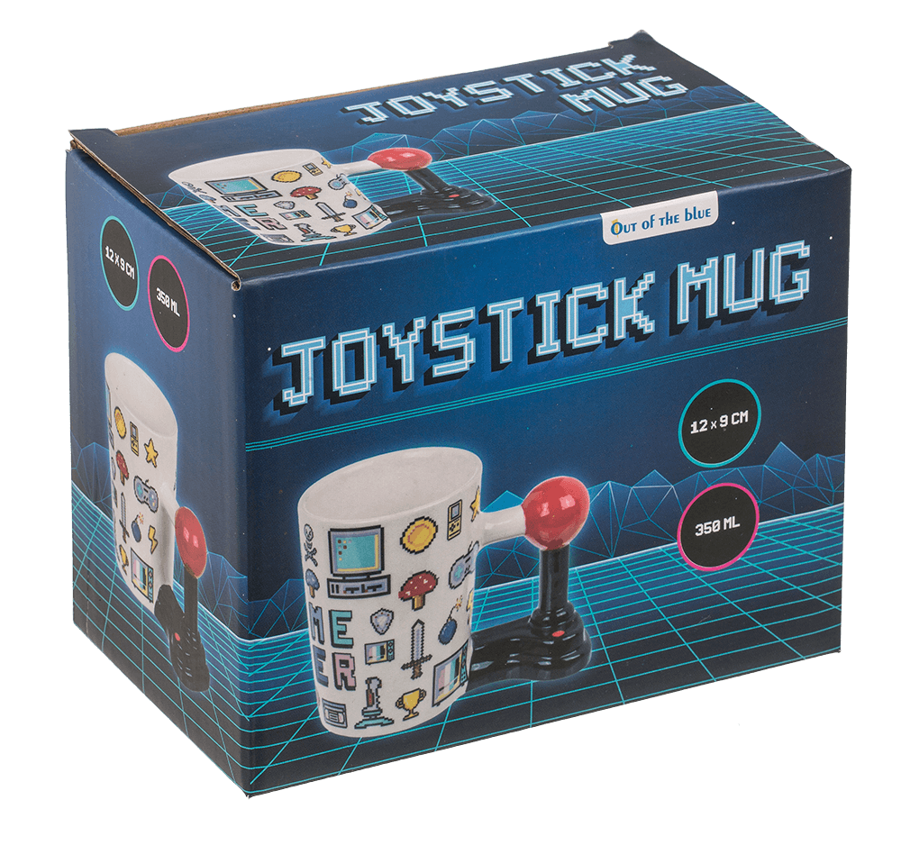 Mug with joystick handle, Game Over,