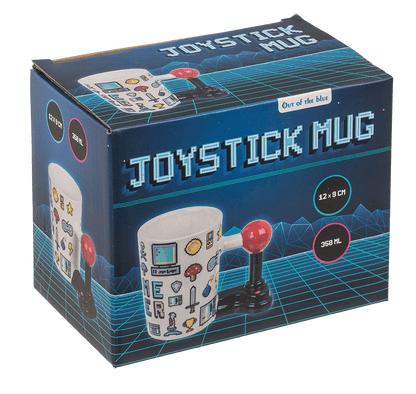 Mug with joystick handle, Game Over,