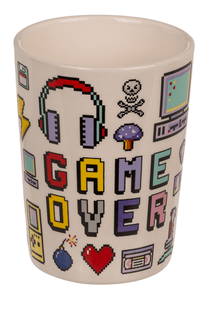Mug with joystick handle, Game Over,