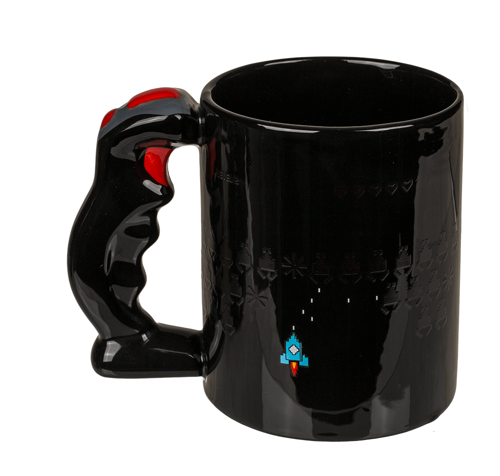 Mug with controller handle, Power Up,