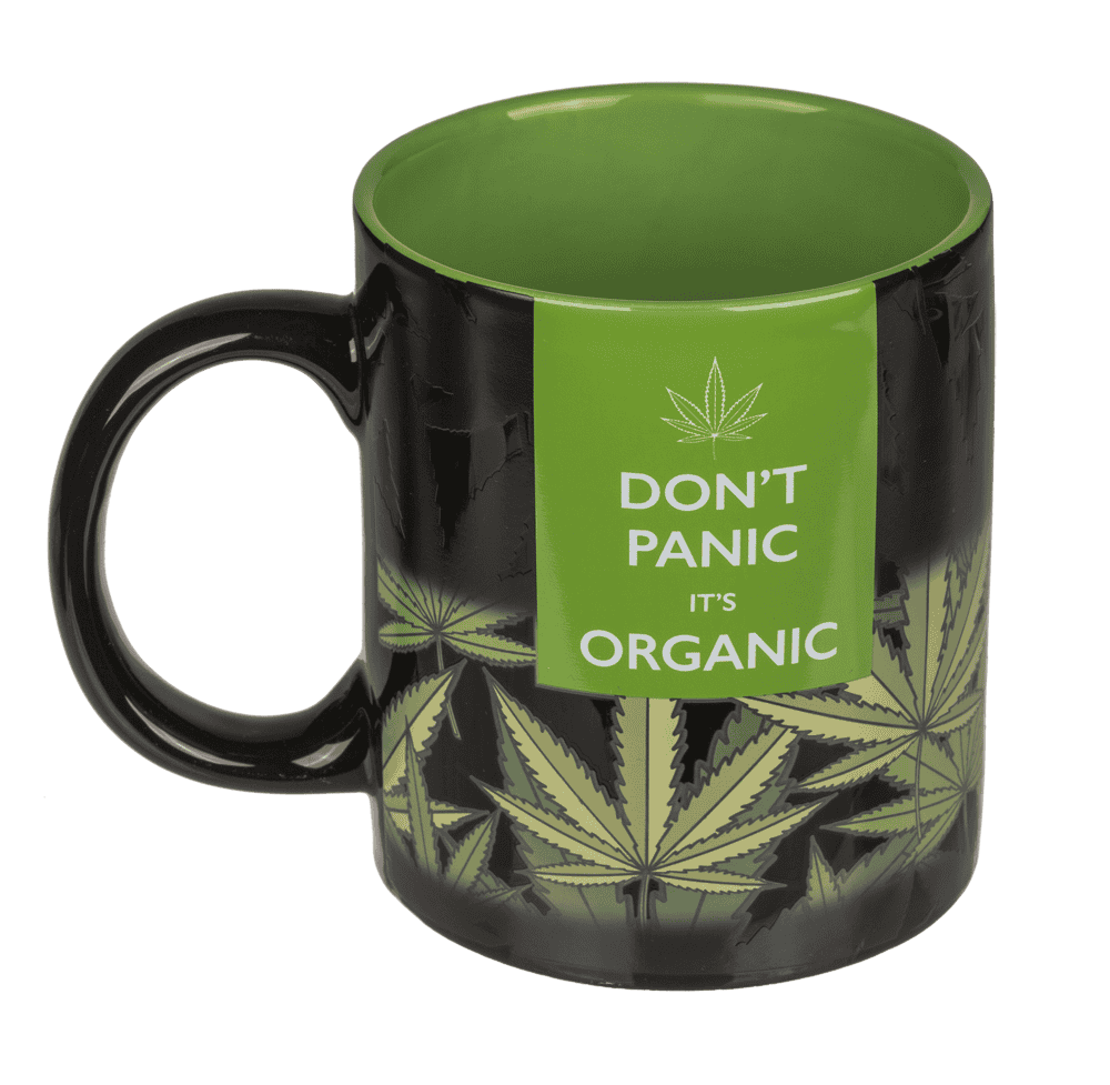 Mug, Cannabis, with thermal effect,