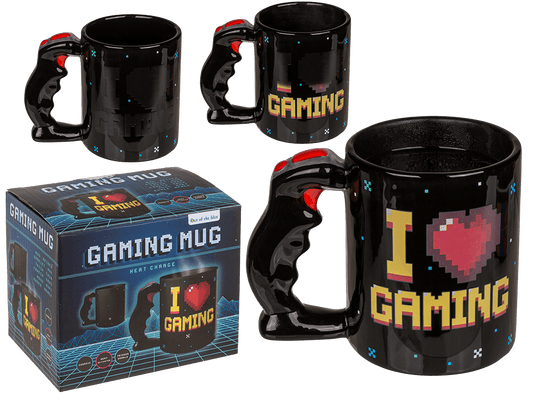 Mug, I Love Gaming, with thermal effect,