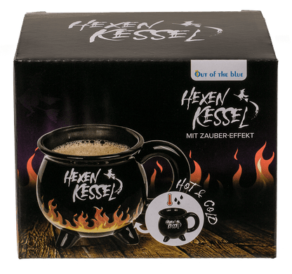 Mug, Witch Kettle, ca. 9 x 9 cm, stoneware,