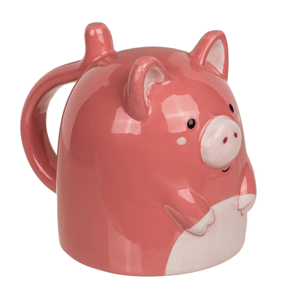 Upside Down Mug, Cow, ca. 12 x 14 cm, dolomite,