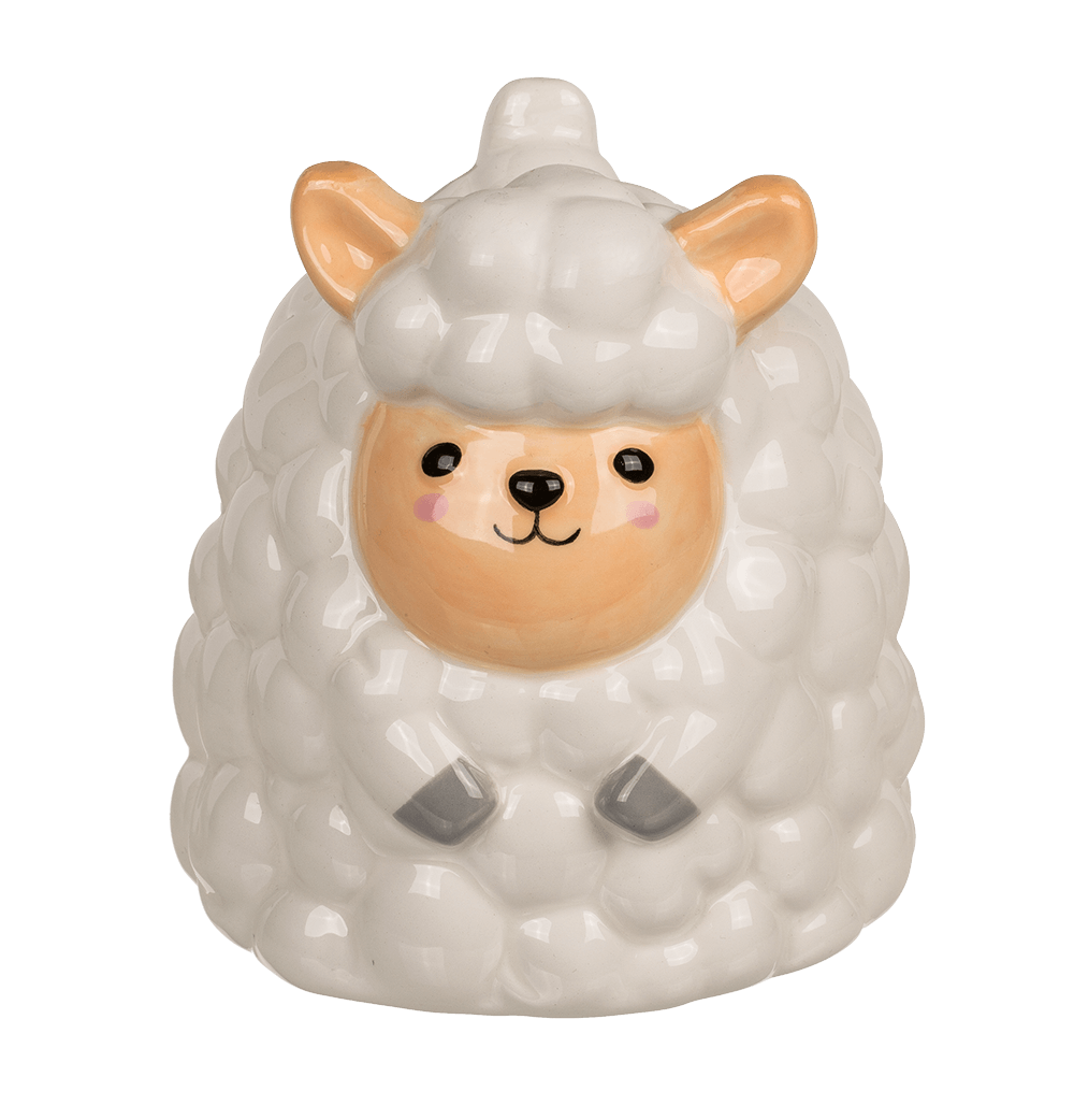 Upside Down Mug, Sheep, ca. 12 x 14 cm, dolomite