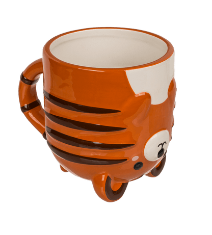 Upside Down Mug, Tiger, ca. 12 x 14 cm, dolomite,