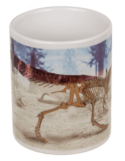 Stoneware mug,T-Rex, with thermal effect,