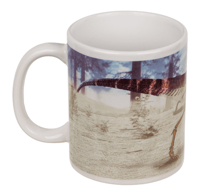Stoneware mug,T-Rex, with thermal effect,