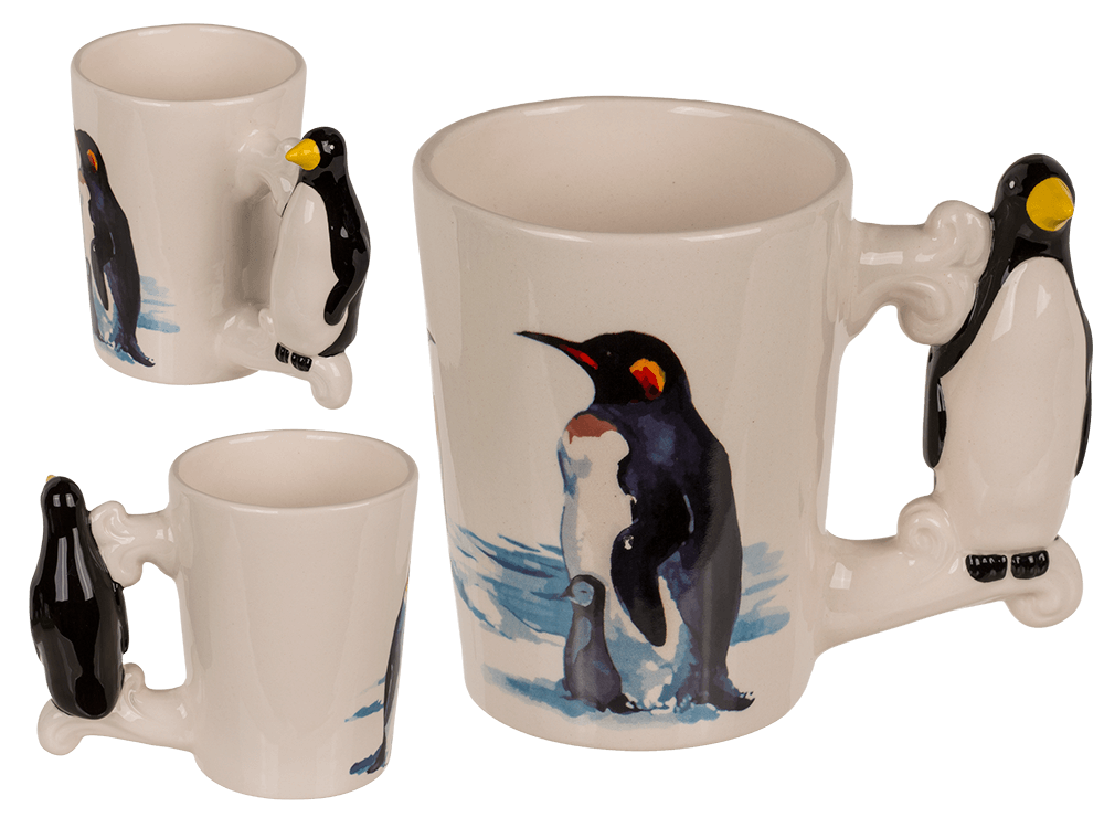 Stoneware mug,Penguin,11 x 8,5 cm,300 ml,
