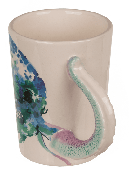 Stoneware mug, Octopus,11 x 8,5 cm,300 ml,