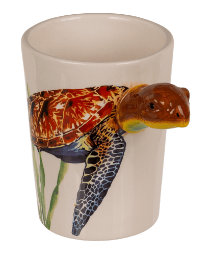 Stoneware mug,Turtle,11 x 8,5 cm,300 ml,
